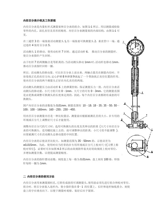 内径百分表介绍