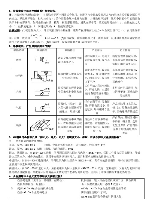 材料制备实验