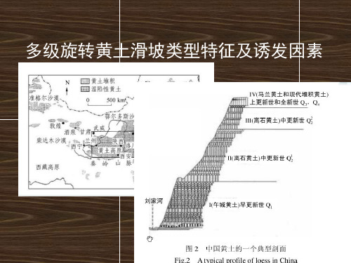 多级旋转黄土滑坡类型特征及诱发因素