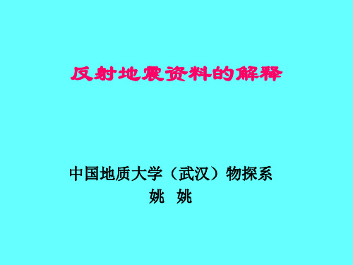 地震勘探数据解释