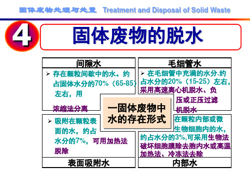 ch3 固体废物的脱水