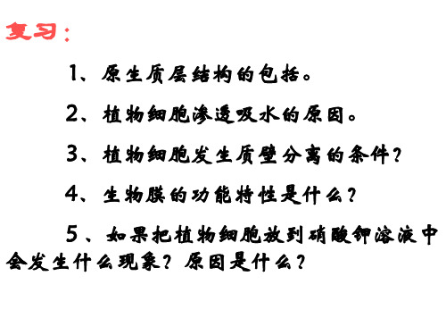 细胞膜的流动镶嵌模型ppt课件