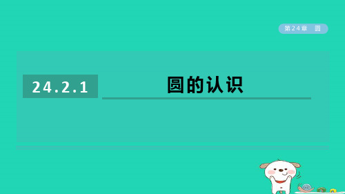 2024春九年级数学下册第24章圆24.2圆的基本性质1圆的认识作业课件新版沪科版 (1)