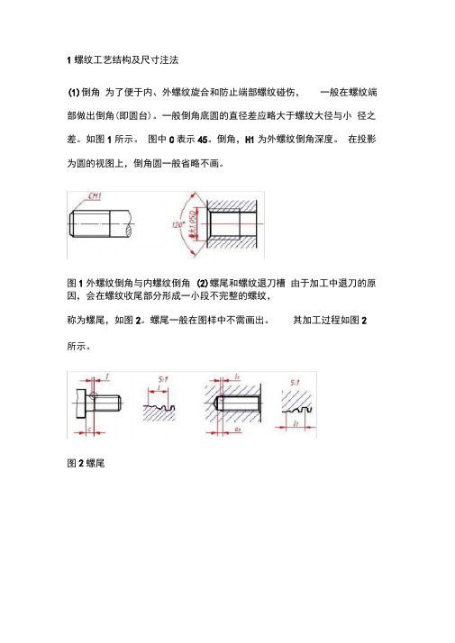 螺纹的标注方法