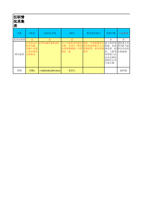 HR-系统信息采集模板