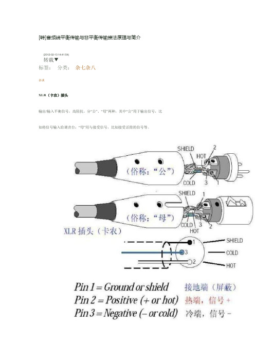 RCA接线方式