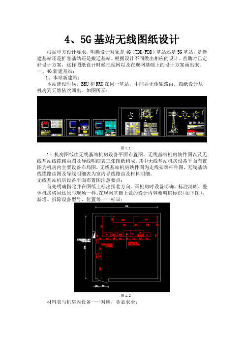 4G、5G出图要点2020