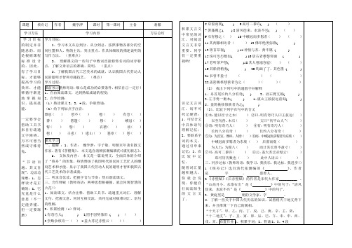 八年级语文上册23《核舟记》(导学卡)