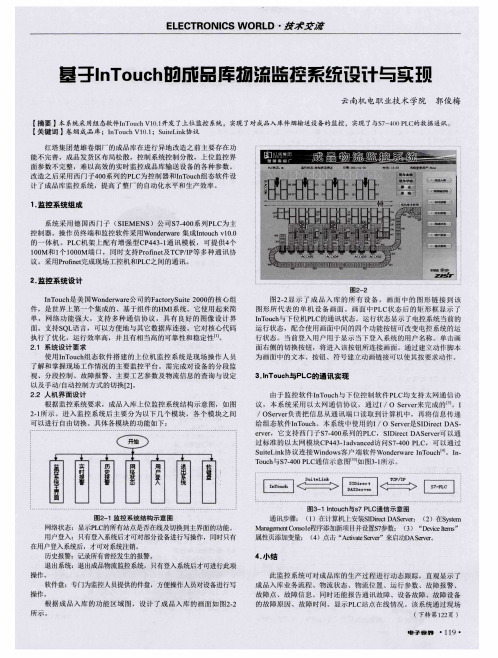 基于InTouch的成品库物流监控系统设计与实现