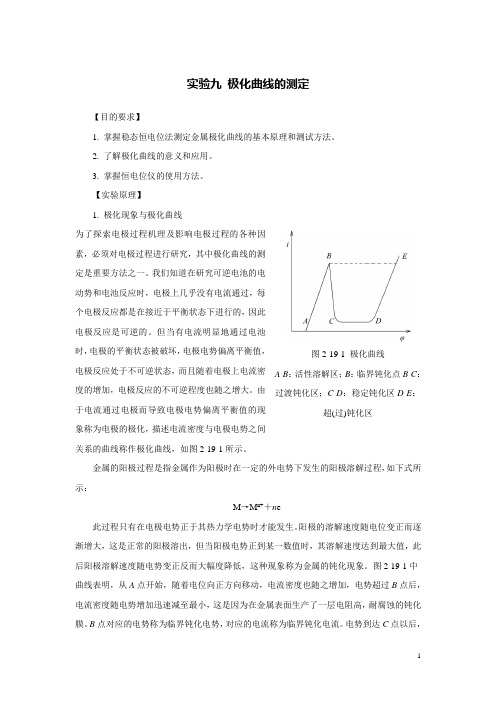 电化学腐蚀试验