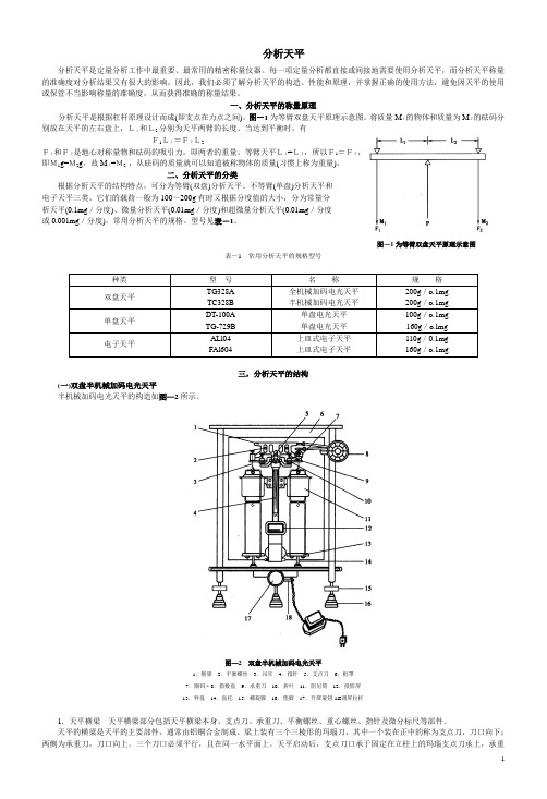 分析天平