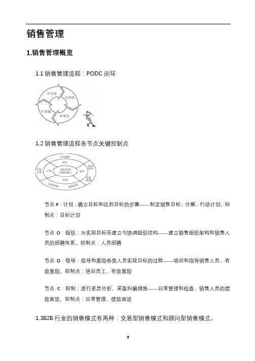 销售管理-1销售管理概览