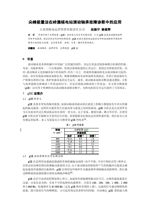 SS24-142滚动轴承故障诊断在岭澳电站设备中的应用-赵振宇