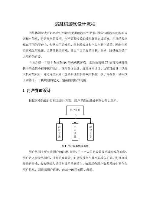 跳跳棋游戏设计流程