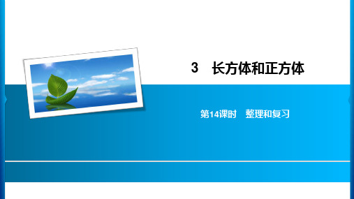 2020年五年级下册数学习题课件-3 第14课时整理和复习 人教新课标(共7张PPT)