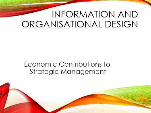 Economic Contributions to Strategic Management