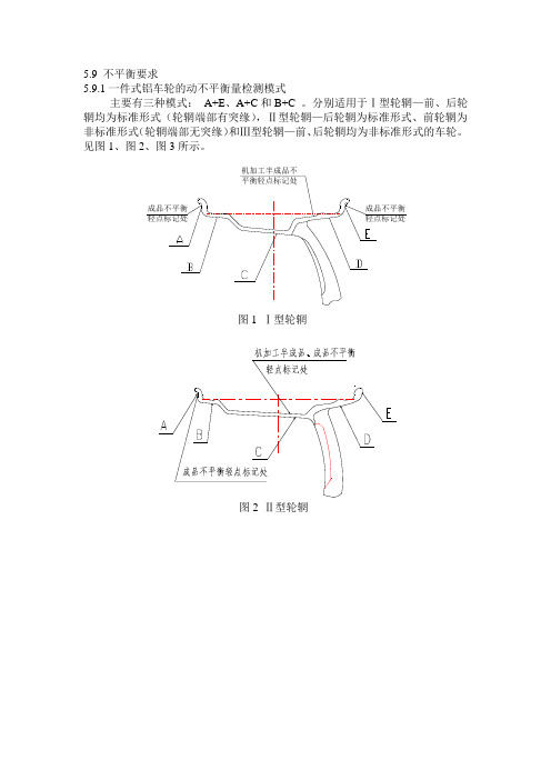 铝合金汽车轮毂动平衡标准