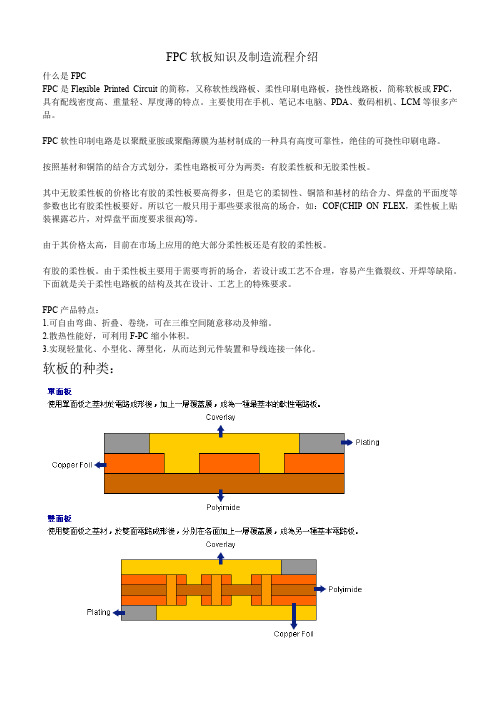 FPC软板知识及制造流程