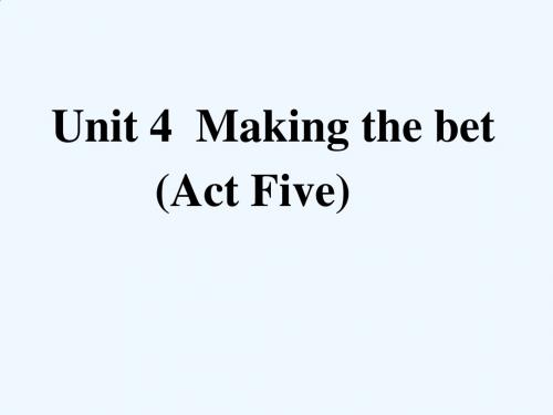 人教版高中英语选修8 Unit 4《Pygmalion》(Workbook Reading task)课件