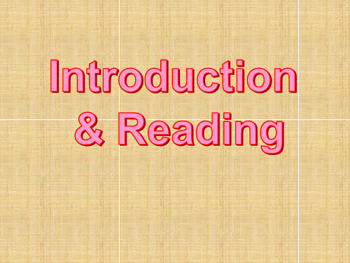 外研版必修4-module-6-Introduction-and-reading精编版