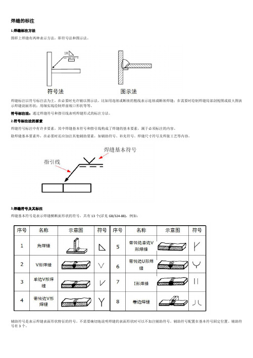 焊缝强度计算