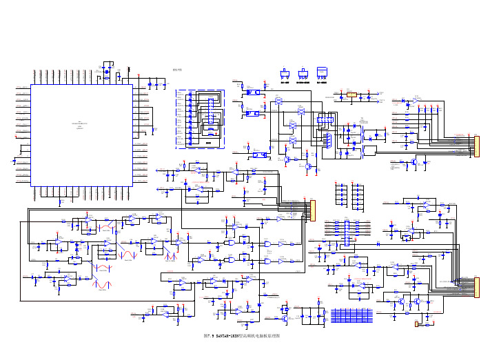 图7.9 SANTAK-1K3N型高频机电脑板原理图