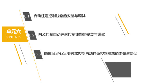 机床电气控制与PLC课件第6章第1节