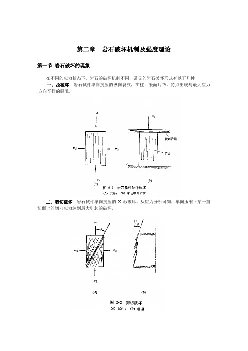 东北大学岩石力学讲义第二章  岩石破坏机制及强度理论