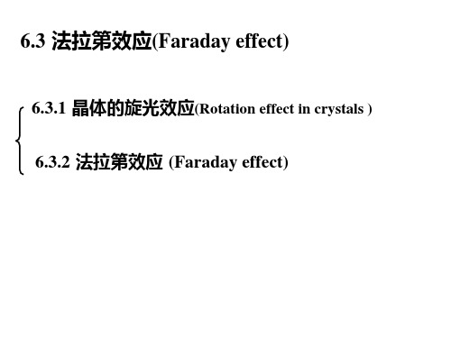 《法拉第效应》PPT课件