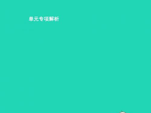 八年级语文下册单元专项解析散文阅读民俗文化篇典例解析课件(新版)新人教版