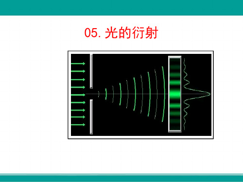 光的衍射(高中物理教学课件)