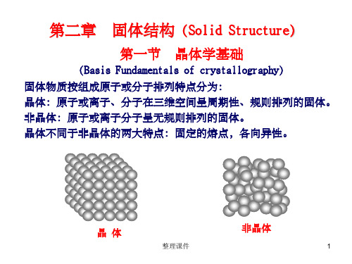 材料科学基础-固体的结构