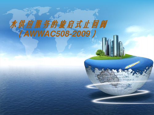 旋启式止回阀AWWA C508-2009