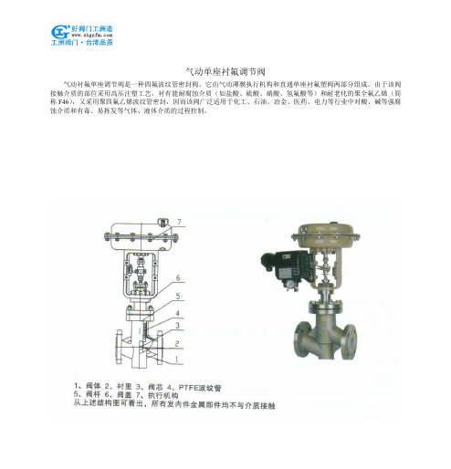 气动笼式单座调节阀