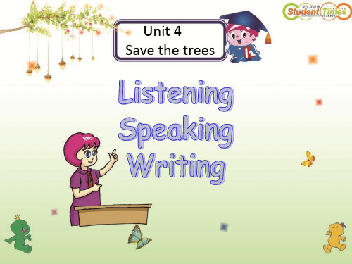 新版牛津英语初一U4 period 4 Listening,speaking,writingPPT课件