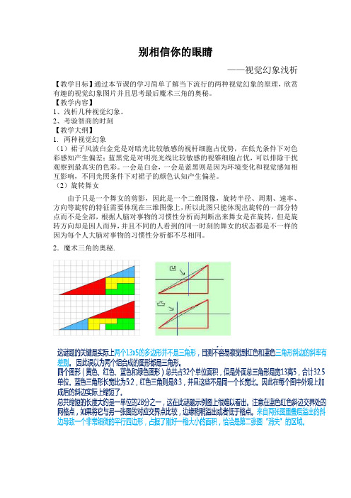 视觉幻象讲义