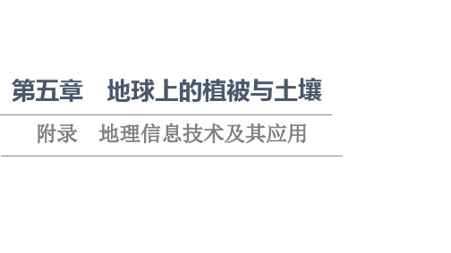 新教材湘教版地理必修第一册课件第5章附录地理信息技术及其应用