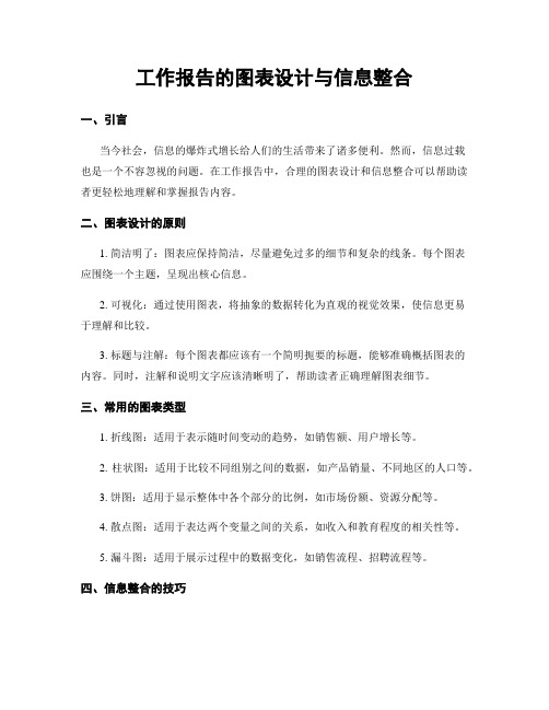 工作报告的图表设计与信息整合