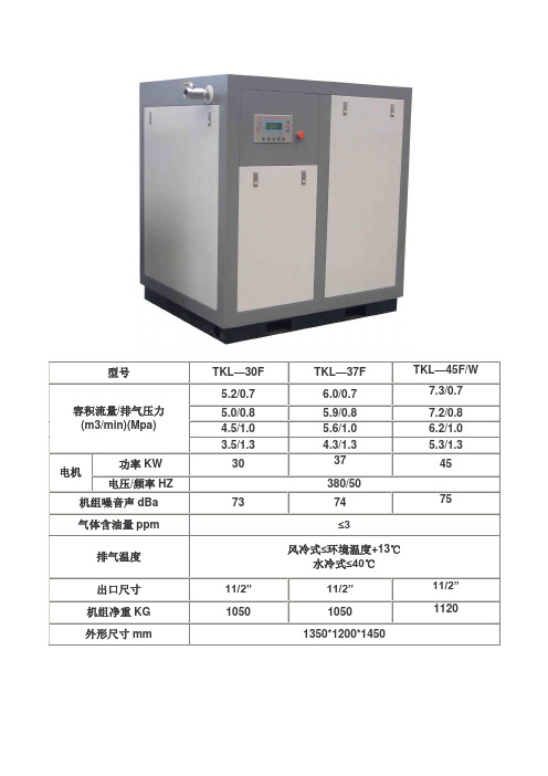 螺杆式空气压缩机