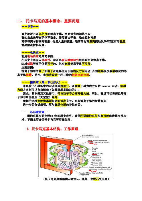 托卡马克的基本慨念