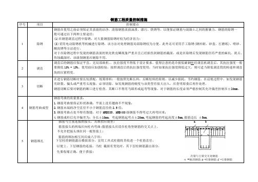 钢筋混凝土工程质量控制措施