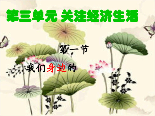 第一节_我们身边的经济生活2PPT课件