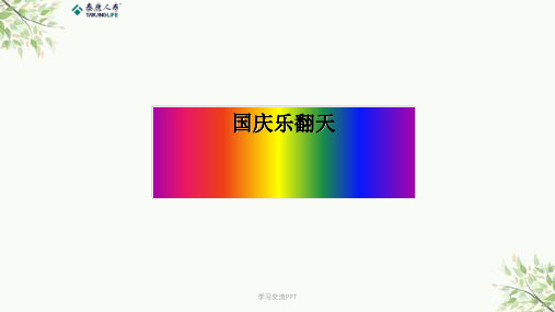 保险公司假日经营策略课件