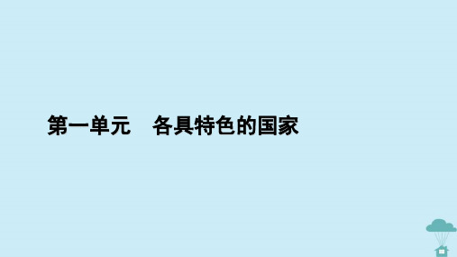  高中政治第1单元各具特色的国家第2课国家的结构形式第2框单一制和复合制课件部编版选择性必修1