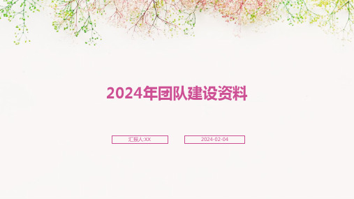 2024年团队建设资料