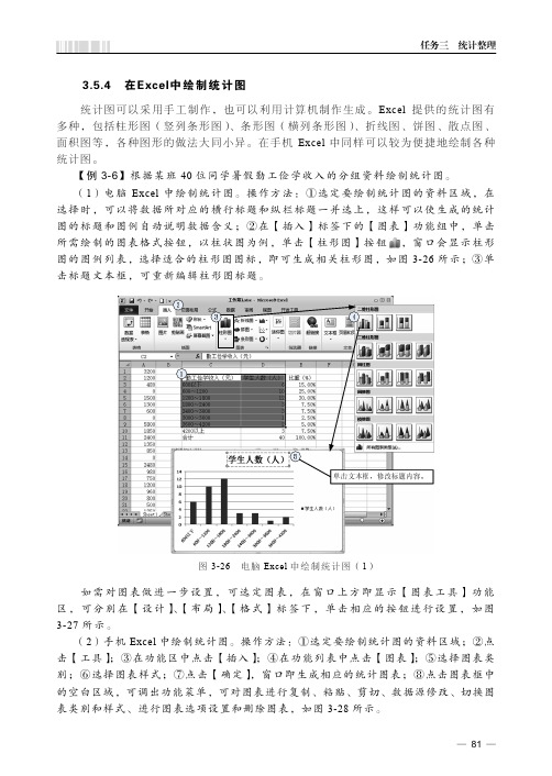 3.5.4 在Excel中绘制统计图[共5页]