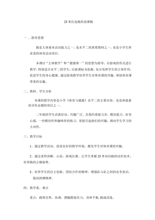 25米往返跑-王红旭