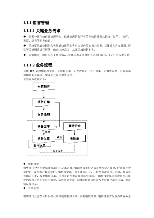 进销存销主要功能介绍