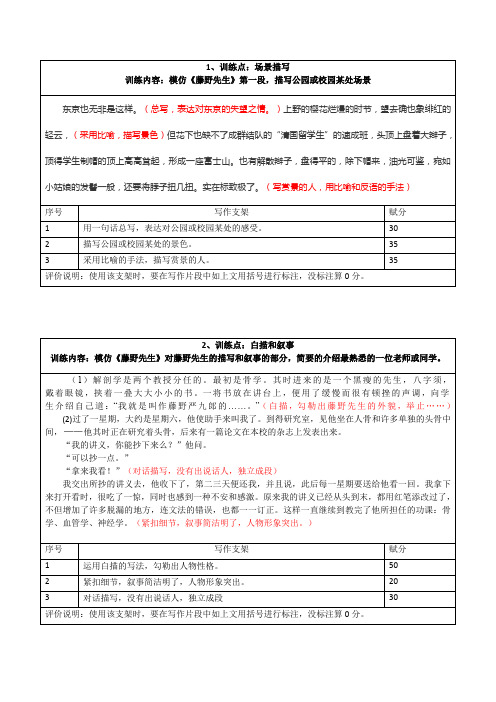 作文日日练