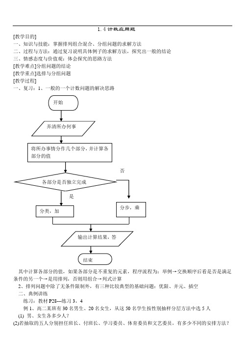 1.4计数应用题